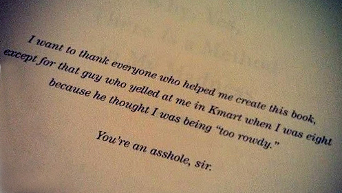 8 of The Funniest Book Dedications You Will Ever Read - #7