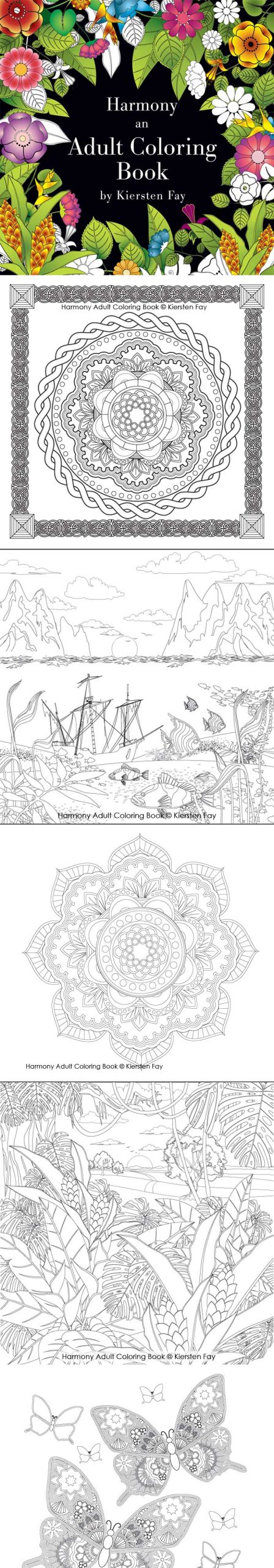 Harmony Adult Coloring Book